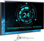 DEJIMAX 27 Inch Computer Privacy Screen for 16:9 Computer Monitor, Anti-Blue Light Monitor Privacy Screen Filter, Anti-UV Computer Shield, Hanging Type