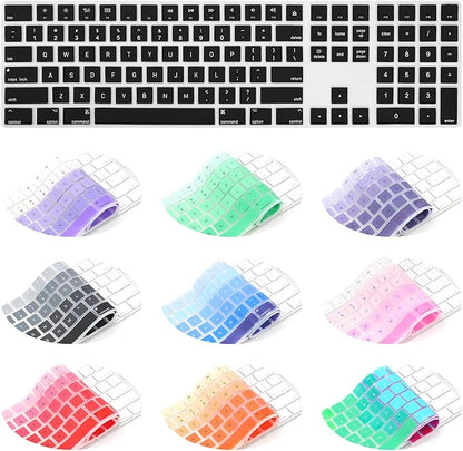 Allinside Black Cover for Apple iMac Magic Keyboard with Numeric Keypad MQ052LL/A A1843 US Layout