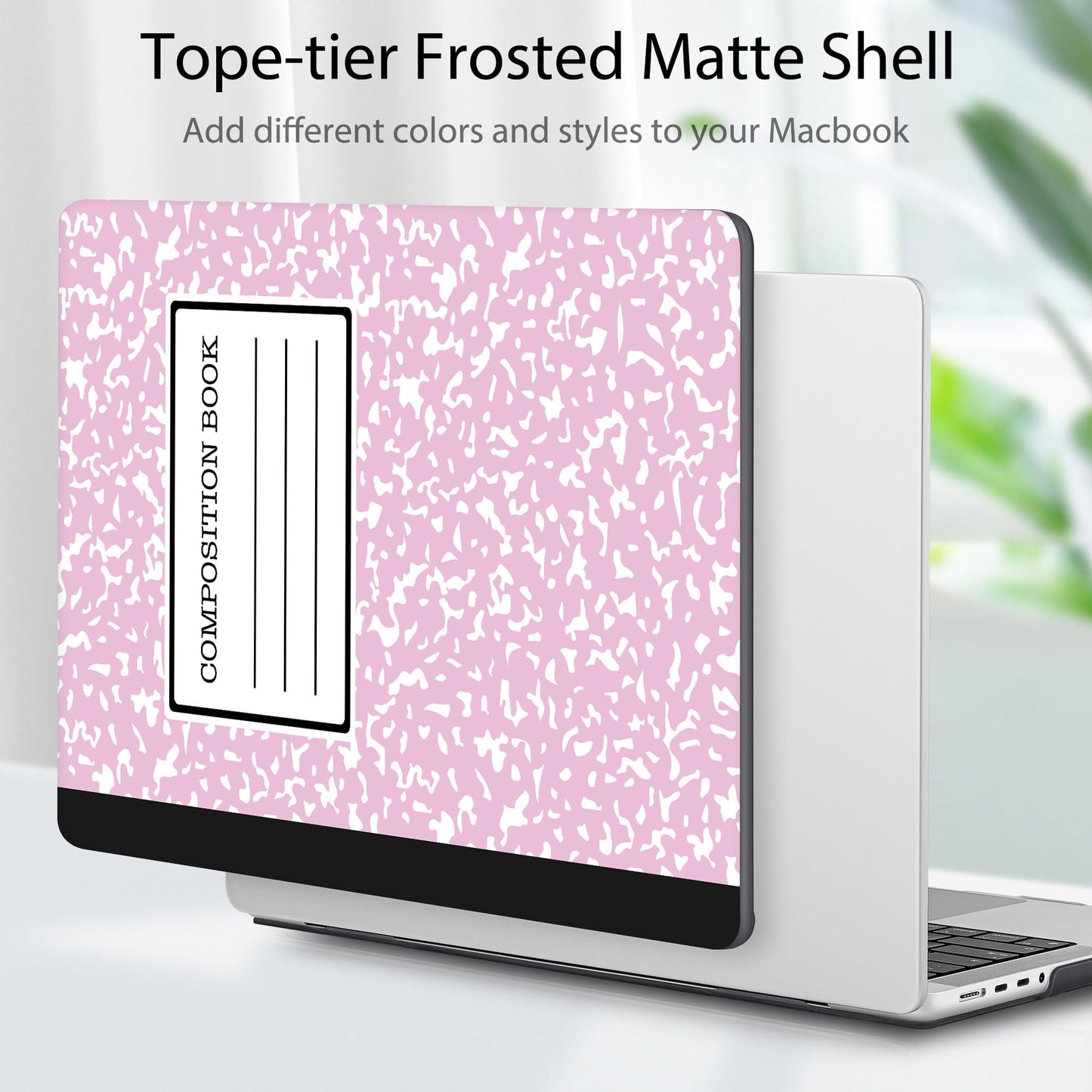 Tuiklol for MacBook Pro 14 Inch Case 2024-2021 Release M4 A3112 A3401 A3185/M3 A2918 A2992/M2 A2779/M1 A2442 Pro/Max,Hard Shell Case with Screen Protector for Touch ID,Composition Book