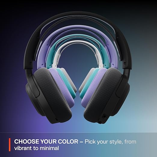 SteelSeries Arctis Nova 3X Wireless Multi-Platform Gaming Headset — Mobile App Control — 40 HR Battery — Neodymium Magnetic Drivers — 2.4GHz/Bluetooth — Xbox, PS5, PC, Switch, Mobile — Black
