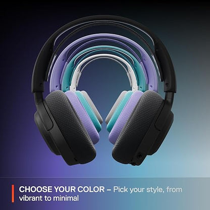 SteelSeries Arctis Nova 3X Wireless Multi-Platform Gaming Headset — Mobile App Control — 40 HR Battery — Neodymium Magnetic Drivers — 2.4GHz/Bluetooth — Xbox, PS5, PC, Switch, Mobile — Black