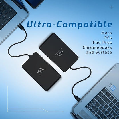 OWC 4TB Envoy Ultra Thunderbolt 5 Portable SSD Enclosure External Drive, Ultra Fast with TB5 Transfer Rates Over 6000MB/s, TB3, TB4 and USB4 Compatible, Works with Mac and PC