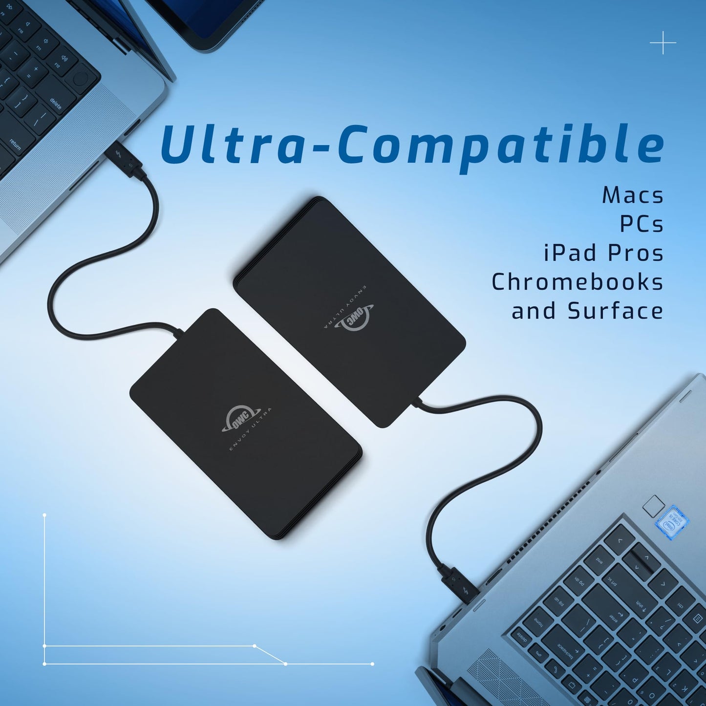 OWC Envoy Ultra 2TB Thunderbolt 5 Portable NVMe SSD Storage Solution