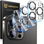 UniqueMe for iPhone 13 6.1"/13 Mini 5.4" Camera Lens Protector-Black Circle