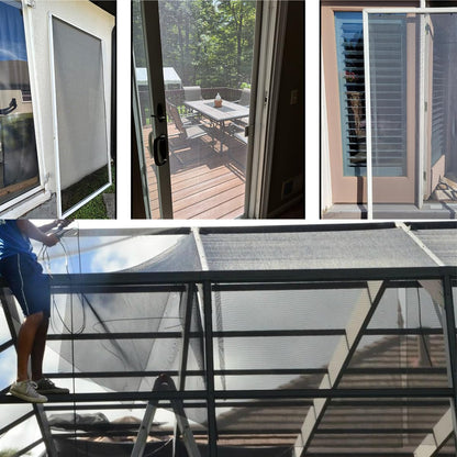 Window Screen Mesh 36IN*100FT,Pet Proof Fiberglass Screen Replacement