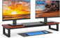 Dual Monitor Stand Riser, 39Inch Large Monitor Stands for 2 Monitors, Computer Monitor Stand, Wooden Desktop Oraganizer Shelf for Office Desk Computer,Laptop,TV