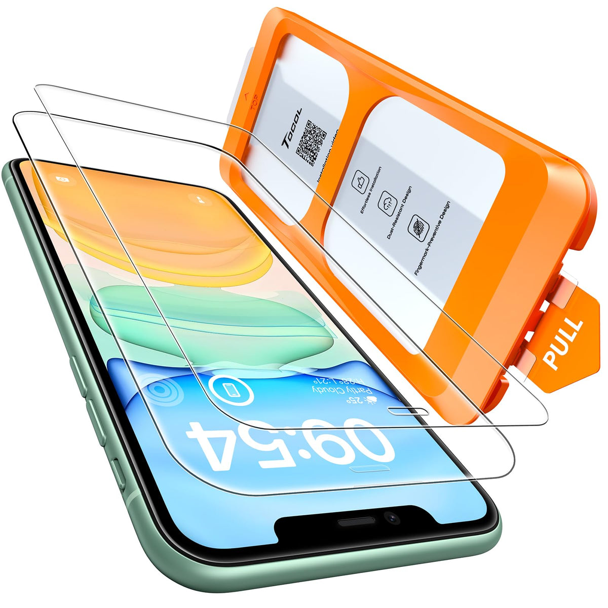 TOCOL for iPhone 16 Pro Privacy Screen Protector