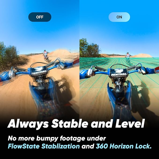 Insta360 X3 Ultimate Kit - 360 Action Camera with 5.7K 360 Active HDR Video, 4K Single-Lens Camera, Waterproof, FlowState Stabilization, 2.29" Touchscreen, AI Editing, for Motorcycle, Wintersports