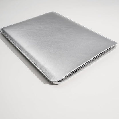 Laptop Sleeve 13 Inch Compatible with 2024 MacBook Air 13 A3113 M3 A2686 M2, New MacBook Pro 13 M2 M1 Color Silver