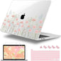 for MacBook Pro 16 inch Case 2019 2020 Release Model A2141, Plastic Hard Shell Cover with Keyboard Cover & Screen Protector for MacBook Pro 16 inch with Touch Bar & Touch ID, Floral C322