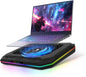 Brook Saviortop Gaming Laptop Cooler, IC Core Cooling Pad with Advanced Turbo Fan, Fast Cooling for Laptops 10-19in, Adjustable Speed, Touch Control, USB-C & USB-A Ports, Compact & Portable Design