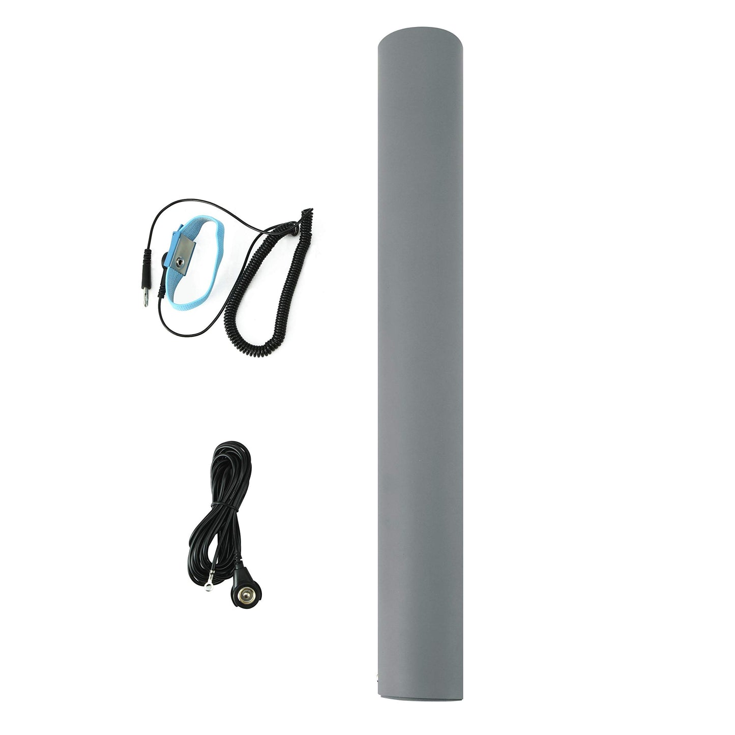 MWRF Source ESD Mat Kit with Wrist Strap and Grounding Cord (2.5 FT x 4 FT x 0.12 Inch, Grey)