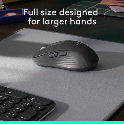 Logitech Signature M650 L Full Size Wireless Mouse - Classic Blue