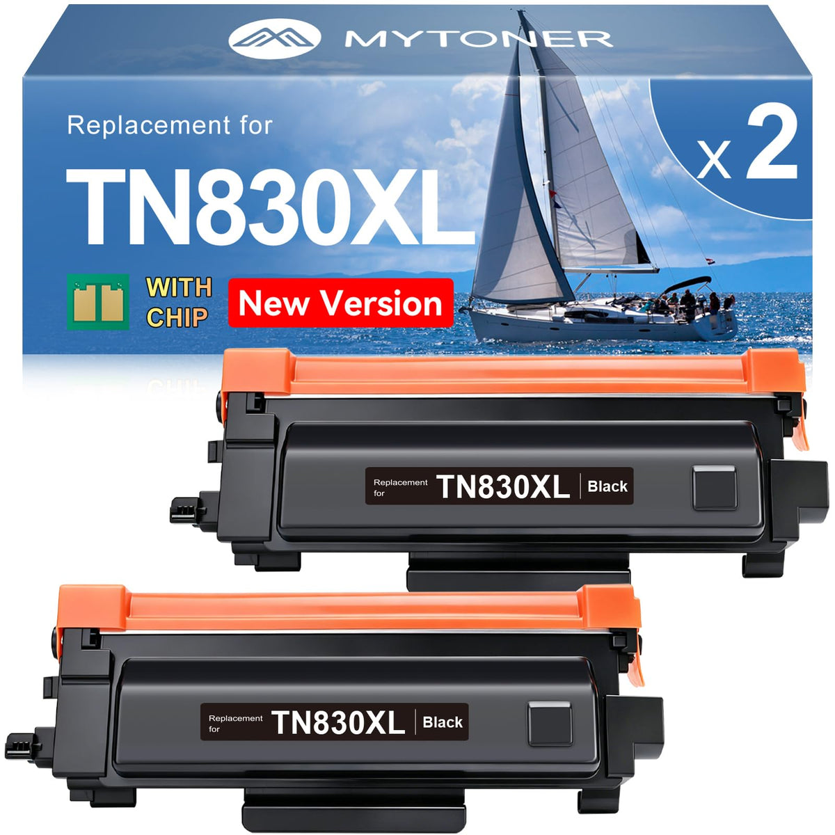 TN830XL TN830 XL/V/R Toner Compatible for Brother Printer L2640DW L2460DW
