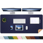 AFIING Leahter Desk Pad 47" x 17", Red,Desk Cover mat