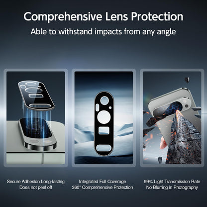 SMARTDEVIL [3+1 Pack] Tempered Glass for Google Pixel 9 Pro Screen Protector With Camera Lens Protector , FingerPrint Reader Compatible, Clear 9H Tempered Glass Film, Fast & Easy Installation, Bubble-Free