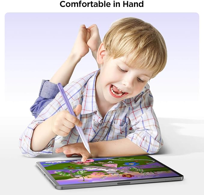 Stylus Pen for iPad 2018-2025, 15Mins Fast Charge for Apple Pencil, Palm Rejection, Compatible with iPad 10/9/8/7/6, iPad Pro 12.9"/11"/13" M4, iPad mini 6/5, iPad Air 5/4/3/11"-13" M2