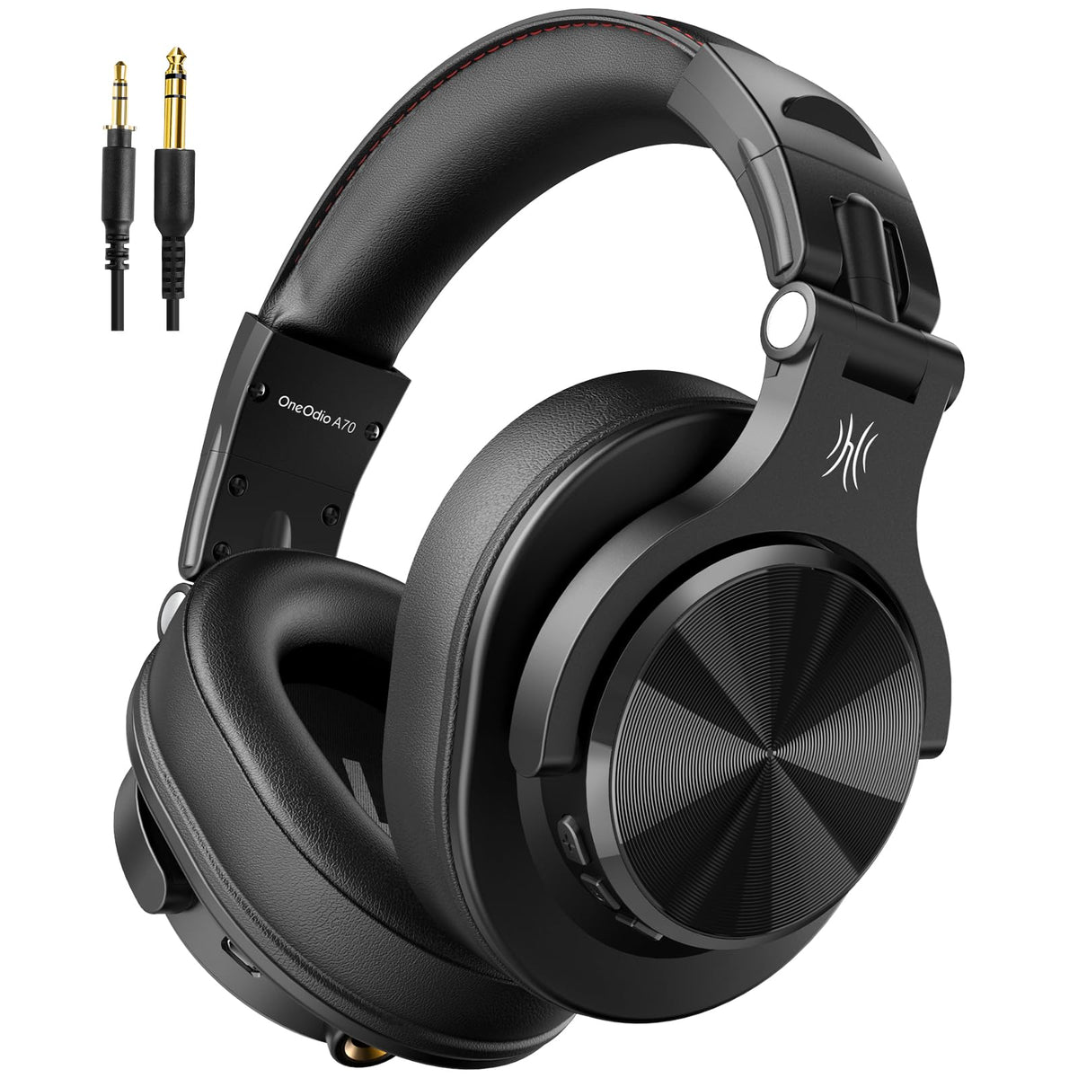 OneOdio A70 Bluetooth Over-Ear Headphones, Hi-Res Wired DJ Studio - RG
