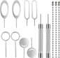 13 Pcs Sim Card Removal Tool Sim Card Tool Sim Ejector Tool iPhone Sim Card Removal Tool Sim Eject Tool Smooth and Burr-Free for All Cell Phones