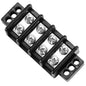 GLOSO Marine Terminal Blocks TBD Double Row Stainless 10-22 AWG Cu, 30A/600V- 1 Pack, 14 Poles