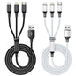 Multi Charging Cable, 4ft 2Pack Multi Phone Charger Cable Braided Universal