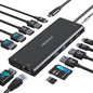 USB C to HDMI Multiport Adapter with 4K HDMI Output Type-C Hub Converter