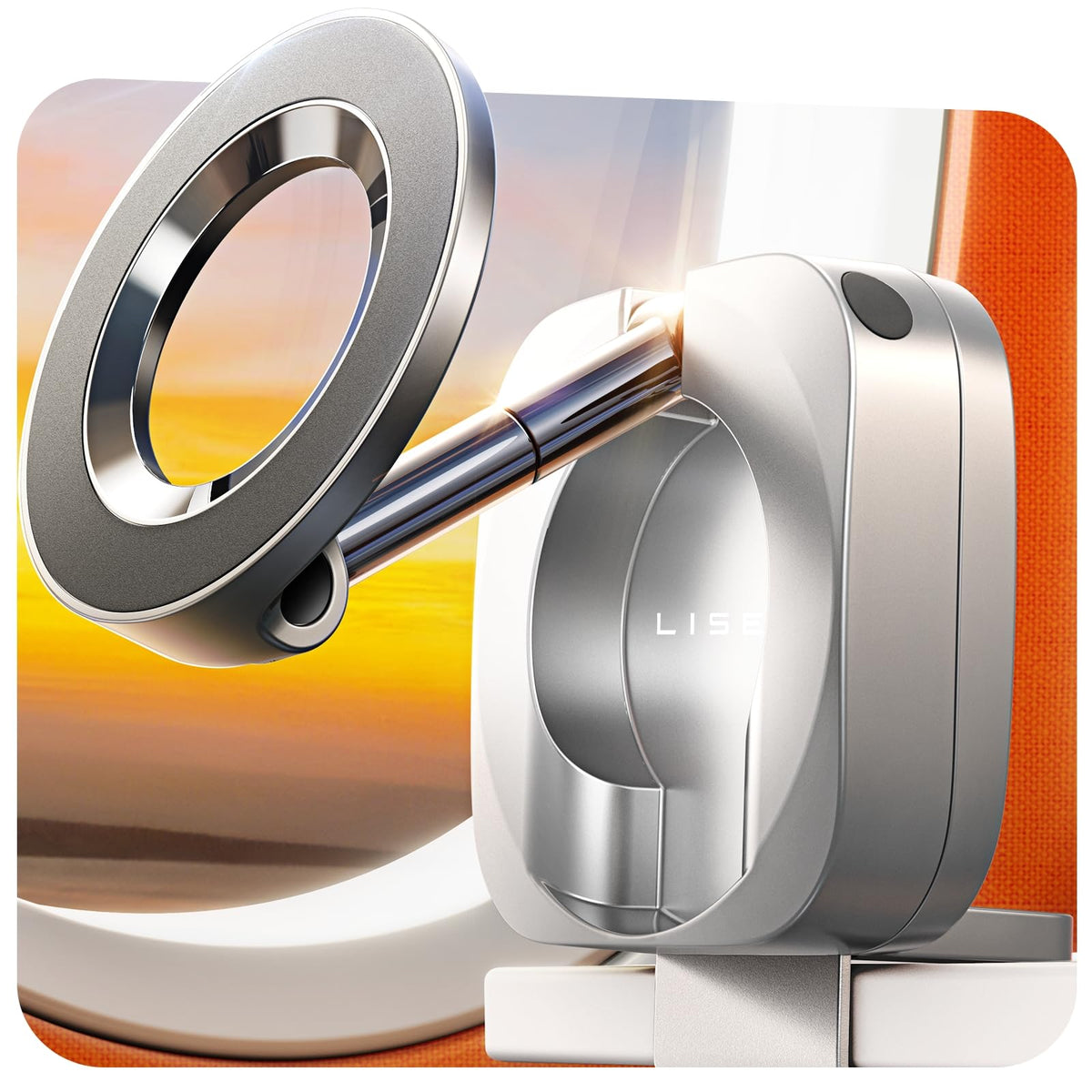 LISEN Airplane Travel Essentials Flying Airplane Phone Holder Magsafe