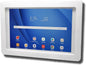 TABcare Anti-Theft Acrylic VESA Enclosure for Galaxy TAB A 8.0" w S-Pen Tablet with Free Wall Mount Kit & 90-Degree Angle Charge Cable (TAB A 8.0 w S-Pen SM-P200, White)