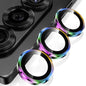 YWXTW for Samsung Galaxy Z Fold 7 Camera Lens Protector,[12X Stronger Adhesion] Individual Anti Scratch Metal Ring Tempered Glass Camera Screen Protector for Z Fold 7 Accessories 2025 (Glitter Silver)