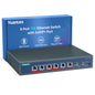 YuanLey 8-Port 10G Ethernet Switch, 8 x 10Gbps RJ45 Ports, Support 10G/5G/2.5G/1G/100Mbps Speed Auto-Negotiation, 160Gbps Switching Capacity, Unmanaged Switch Rackmountable, Plug and Play