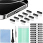 USB C Dust Plug, 10 Pack USB C Port Cover, Phone Speaker Dust Cover and Type C Charging Port Plug Protector Cover for iPhone 15/ iPhone 16/16 Pro/16 Pro Max, iPhone 17