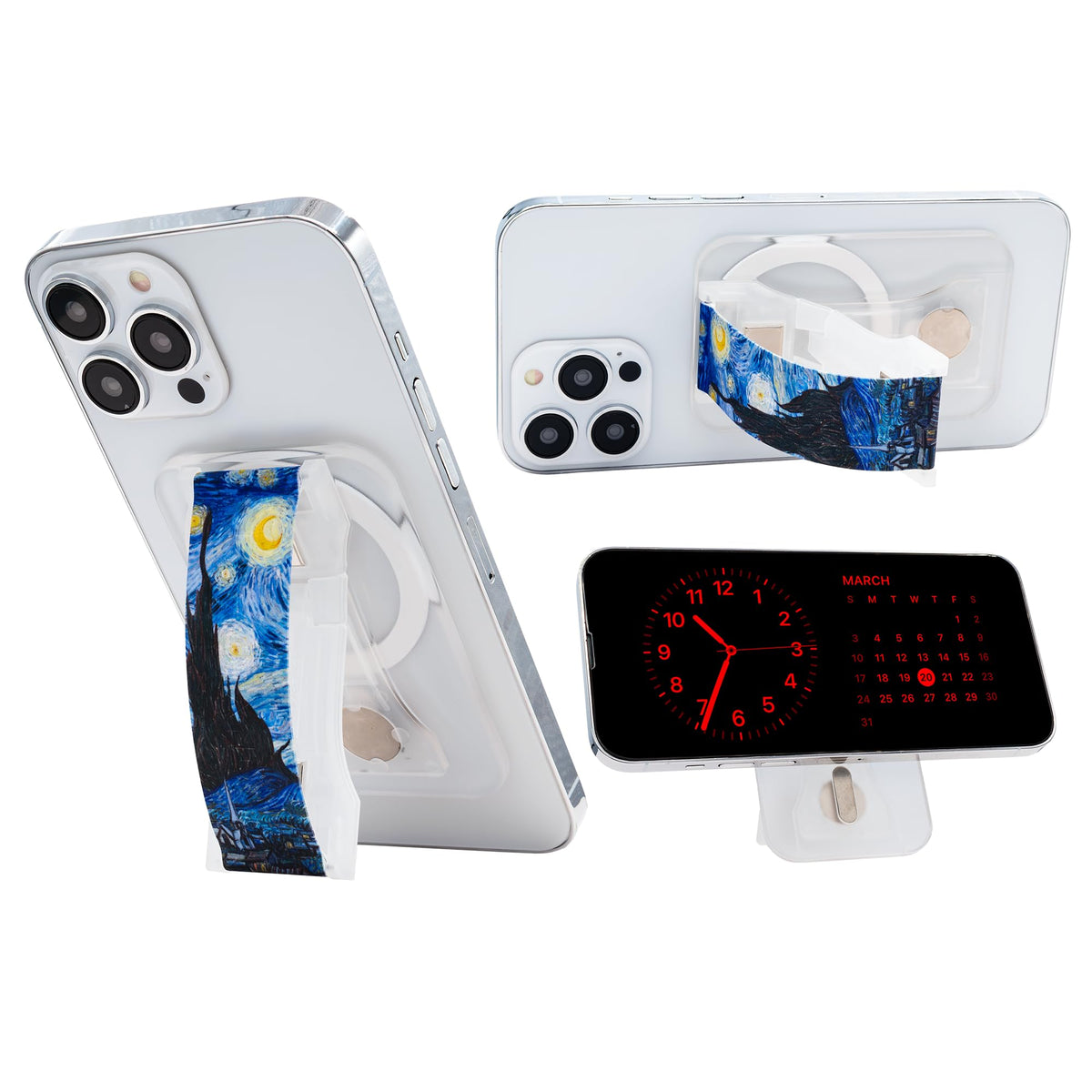 LOVEHANDLE PRO for MagSafe Phone Grip + Kickstand - The Starry Night