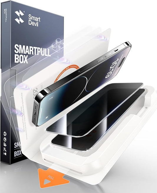 SMARTDEVIL 2 Pack for iPhone 14 Pro Max Privacy Screen Protector