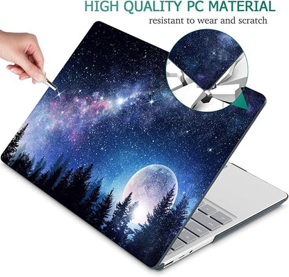 Tuiklol Case for 15 Inch Microsoft Surface Laptop 5/4/3 2022-2020, Model 1979/1953/1872/1873 Hard Shell Cover, Keyboard Cover+Screen Protector+Dust Plugs,Moonlight