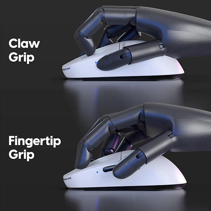 Pulsar Gaming Gears X2A mini Wireless Gaming Mouse, Ultra Lightweight 1.94 oz (55 g), Ambidextrous, Optical Switch, 2.4 Ghz 1 ms, 26000 DPI, PAW3395 Sensor (Mini, Wireless, White&Black)