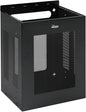 Tecmojo 4U Server Rack, Vertical/Horizontal Wall Mountable Rack with Vented Enclosure for 19 Inch IT Equipment, Cable Modems, Telecom, A/V,Black