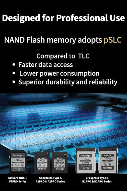 Nextorage Japan CFexpress Type A Card NX-A1PRO 320GB VPG 400 Urtla Fast Read 950MB/s Write 950MB/s