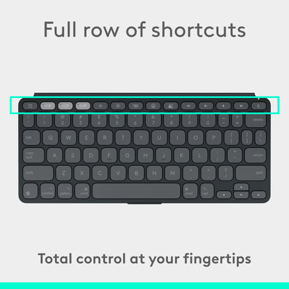 Logitech Keys-to-GO 2 Portable Wireless Keyboard - Graphite
