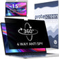 Privacy Screen Protector Compatible with iPad Pro 12.9 Inch 2018 2020 2021 2022, Anti Glare Blue Light Spy Filter Private, High Sensitive Bubble-Free Easy Install Black Security Screen Shield