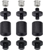 12 Pcs 1/4" & 3/8" Camera Screw Adapter Set - DSLR, GoPro, Flash & Light Stand Mounts