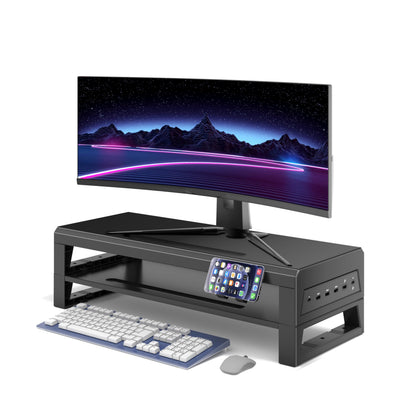 Computer monitor stand (USB Hub Fast Charging Version, Two-layer 550mm)