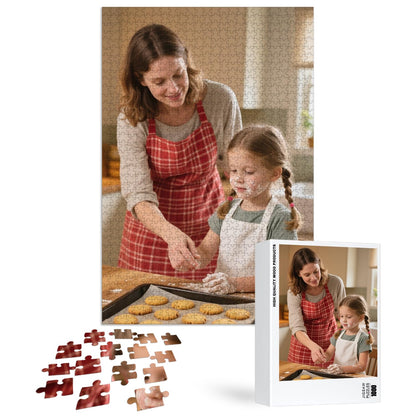 EGUEGU Custom Puzzle, Personalized Jigsaw Wood Puzzle with Photo for Adult