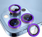 Choiche [3+1 for iPhone 13 Pro/iPhone 13 Pro Max Camera Lens Protector, 9H Tempered Glass Camera Cover Screen Protector Metal Ring Decoration Accessories (Colorful)