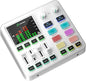 PUPGSIS qwe Gaming Audio Mixer, Audio Interface for PC/Podcast/Streaming, Sound Board with 3.5mm/XLR Mic Input, 48V Phantom Power, Voice Changer, Live Sound Card with DJ Mixer Effects(White)