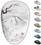 Ergonomic Mouse Pad with Wrist Support, Japanese Sakura Mouse Pad Wrist Rest Design and Non-Slip PU Base, Desktop Mousepads for Pain Relief, Desk, Computer, Office & Home, Fujiyama