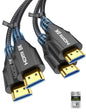 Cratree Fiber Optic HDMI Cable 65FT/20M Long - 8K 48Gbps High Speed HDMI Cord/8K 60Hz/4K 120Hz,HDCP 2.2&2.3,HDR10 - Compatible with HDTV/Monitor/Projector