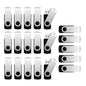 USB Flash Drive 256MB 20 Pack, Bulk USB 2.0 Thumb Drives Swivel Memory Stick Jump Drive Pen Drive,256MB 20 Pieces