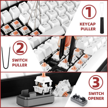 YIMAGUJRX RUNJRX Keyboard Lube Kit JRX 205G0 0.53oz/15g for Mechanical Keyboard Lube, Switch Opener for MX Kailh,Keyboard Tools with Keycap Puller