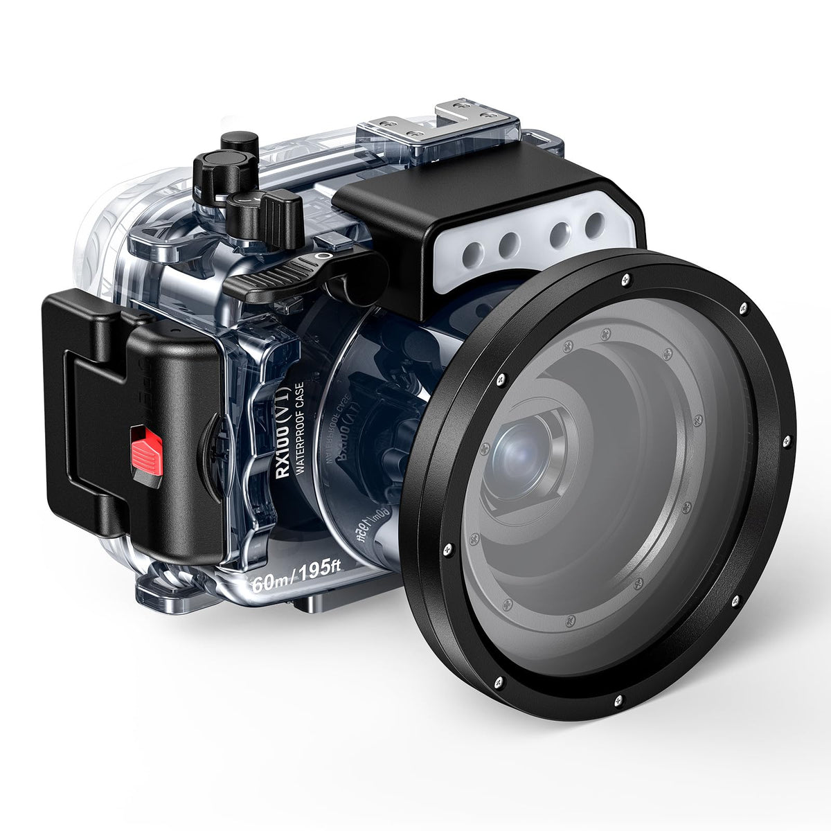 Sea frogs Waterproof Camera Housing Compatible with Sony A6300/A6500
