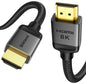 Silkland Certified HDMI 2.1 Cable 2-Pack 6.6FT, 48Gbps 10K HDR Braided Cord